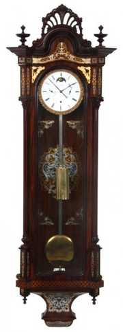 Franz Frey Inlaid Vienna Regulator