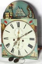 Scottish Rocking Ship Grandfather Clock