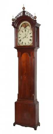 Federal Tall Clock in a Roxbury Style Case