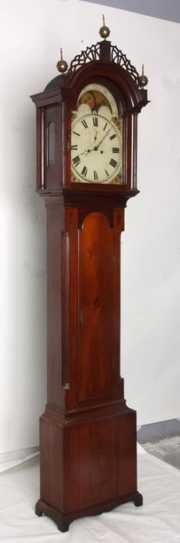Federal Tall Clock in a Roxbury Style Case