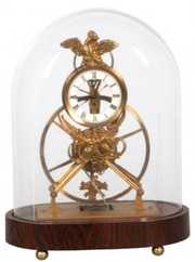 Brass Great Wheel Fusee Skeleton Clock