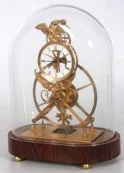 Brass Great Wheel Fusee Skeleton Clock