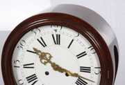German Carved Mahogany Mantle Clock