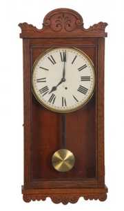 Oak Ansonia Hanging Wall Regulator