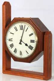 Elliott Double Sided Fusee Post Office Clock
