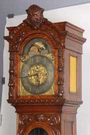 Oak Elliot Grandfather Clock w/ Piano Strike