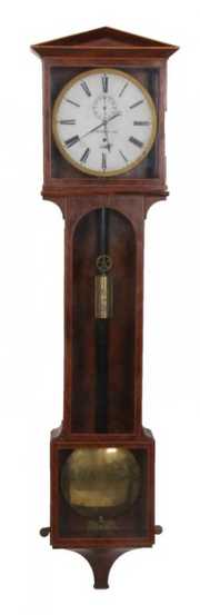 Lg. Biedermeier Vienna Regulator Lantern Clock