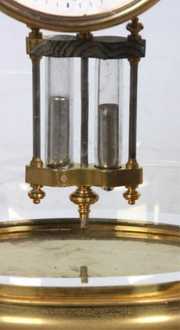 Oval French Brass Crystal Regulator