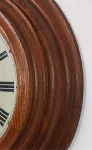 Waterbury 12 in. Oak Gallery Clock