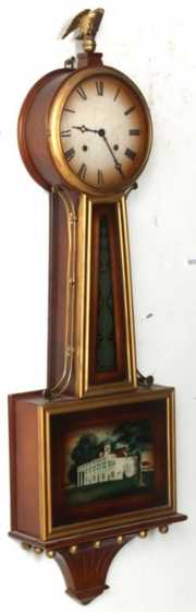 New Haven Presentation Banjo Clock