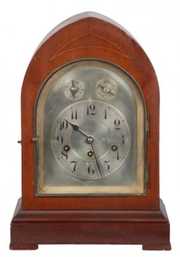 Junhans Mahogany Beehive Clock