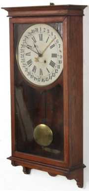 Seth Thomas Oak Calendar Wall Regulator