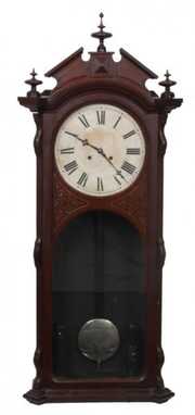 Ithaca Regulator No. 2 Bank Model Clock