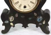 Miniature Cast Iron Lever Mantle Clock