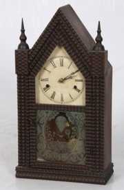 J.C. Brown Mini Ripple Front Steeple Clock