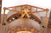 Animated Wooden Paddle Wheel Clock