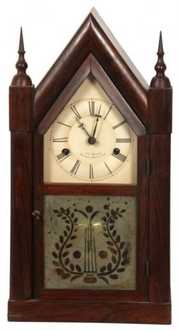 J.C. Brown Rosewood Steeple Clock