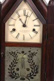 J.C. Brown Rosewood Steeple Clock