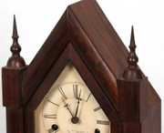 J.C. Brown Rosewood Steeple Clock