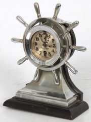 Chelsea Ships Helm Desk Clock