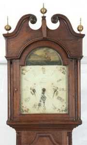 Early Oak Standing Floor Clock