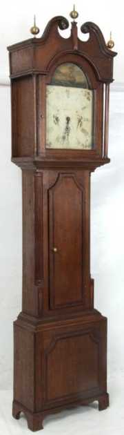 Early Oak Standing Floor Clock