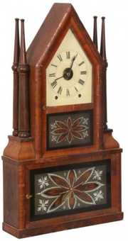 Birge & Filler Double Steeple Clock