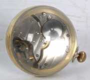 Crystal & Brass Ball Clock