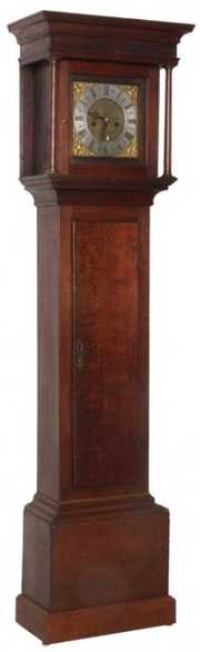 Wm. Stokes Oak Long Case Clock