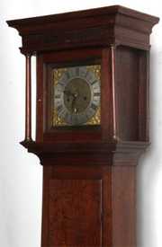 Wm. Stokes Oak Long Case Clock