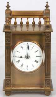 Brass Time Only Boston Carriage Clock