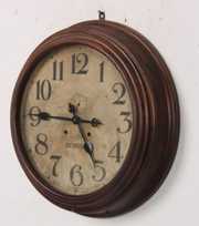 Seikosha 18 in. Walnut Gallery Clock