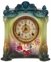 Ansonia & Royal Bonn China Clock