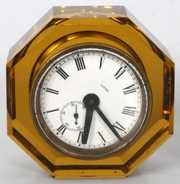 E.N. Welch Cut Glass Clock