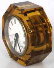 E.N. Welch Cut Glass Clock