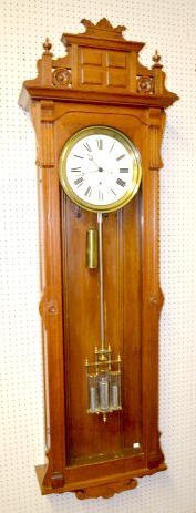 Oak Pinwheel Jewelers Regulator Clock
