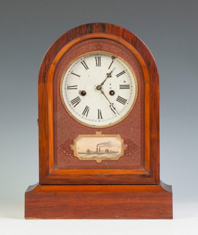 Jerome & Co. Round Top Shelf Clock