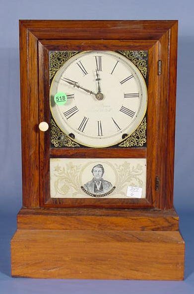 J.C. Brown Rosewood Cottage Clock