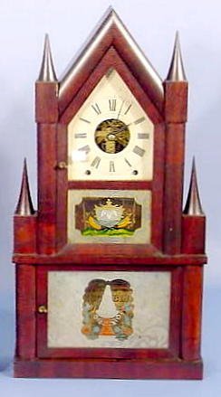 Birge & Fuller Double Fusee Steeple/Steeple Clock