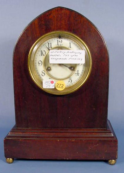 Waterbury Mahogany Mantel Clock NR