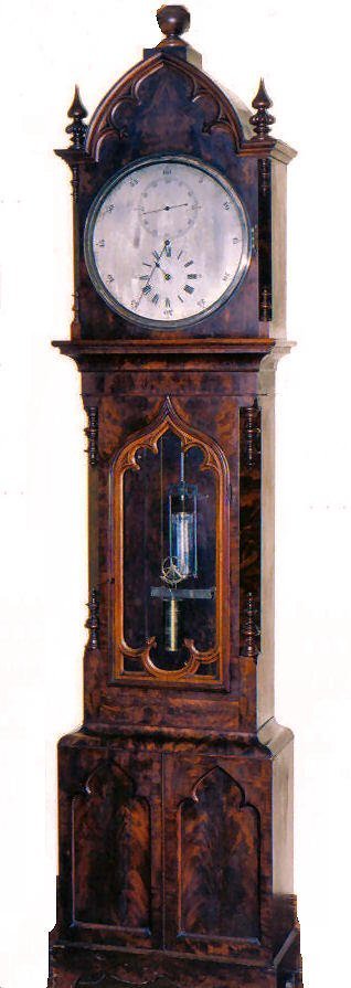 1850 Astronomical Clock w/Gothic Case