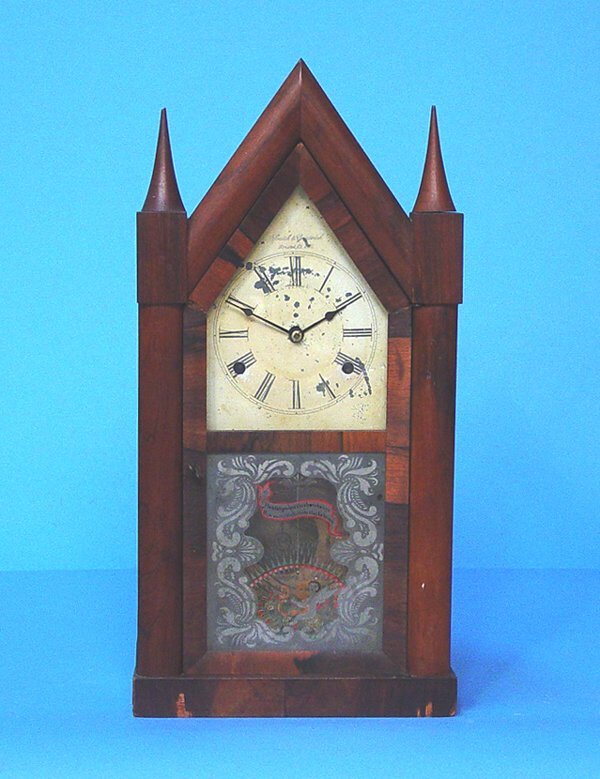 Smith & Goodrich Fusee Steeple Shelf Clock