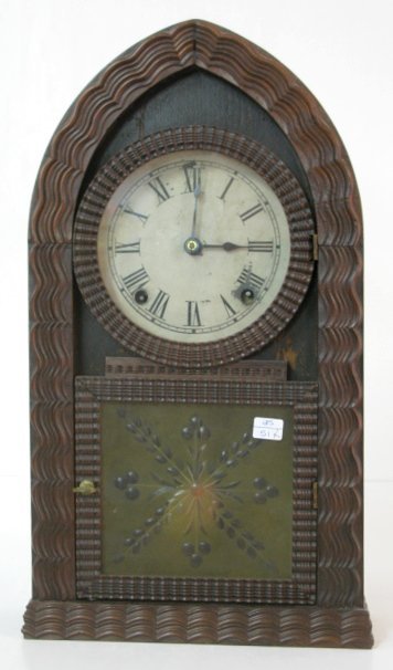 J.C. Brown Ripple Front Beehive Clock