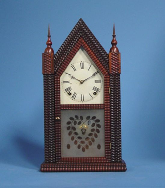 JC Brown 8 Day Ripple Steeple Clock