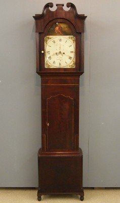 English Mahogany Grandfather clock