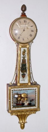 Early Weight Driven Banjo Clock