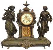 Ansonia “Summer & Winter” Mantle Clock