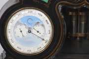 Large Marble Triple Dial Mantle Clock