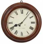 Seth Thomas Oak 18 in. Gallery Clock