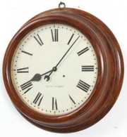 Seth Thomas Oak 18 in. Gallery Clock